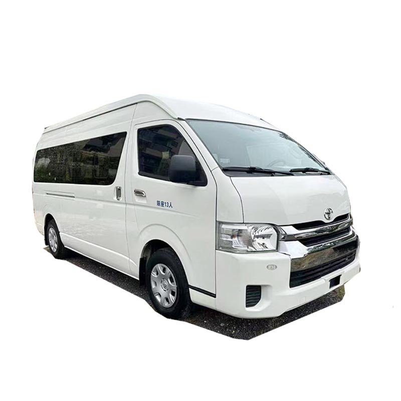 Used Cheap 2015 Hiace Mini Bus for Sale LHD Petrol Engine Second Hand Bus